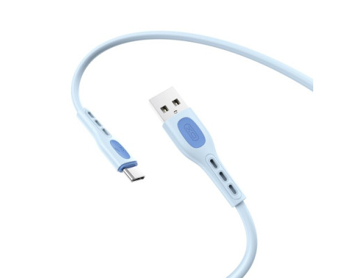 Кабель XO NB280 Jian Yan Series Micro Data Cable 1M 3A Синій mag-6920680858682140408