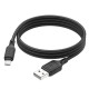 Кабель HOCO X90 Cool silicone charging data cable for Micro/2,4A/1m. Black mag-6931474788429138112