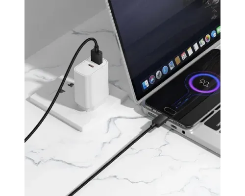 Кабель BOROFONE BX120 Placer charging data cable Micro 2.4A/1m чорний mag-6941991122101145020