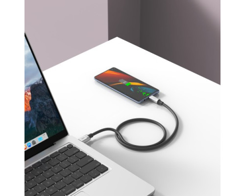 Кабель XO NB251 Android Liquid Silicone Rubber for Micro 6A/1m Чорний mag-692068084470857235