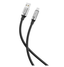 Кабель XO NB251 Android Liquid Silicone Rubber for Micro 6A/1m Чорний mag-692068084470857235