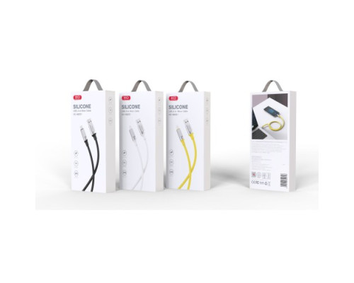 Кабель XO NB251 Android Liquid Silicone Rubber for Micro 6A/1m Чорний mag-692068084470857235