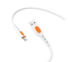 Кабель XO NB280 Jian Yan Series Micro Data Cable 1M 3A Білий mag-6920680858699140409