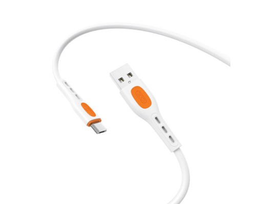 Кабель XO NB280 Jian Yan Series Micro Data Cable 1M 3A Білий mag-6920680858699140409