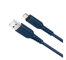 Кабель HOCO X59 Victory charging data for Micro 2,4A/1m. Blue mag-6931474744913143974