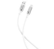 Кабель XO NB251 Android Liquid Silicone Rubber for Micro 6A/1m Білий mag-692068084471557236