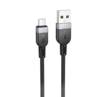 Кабель HOCO X109 Energy silicone charging data cable Micro 2,4A/2m. Black mag-6942007636308144046