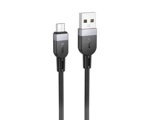 Кабель HOCO X109 Energy silicone charging data cable Micro 2,4A/2m. Black mag-6942007636308144046