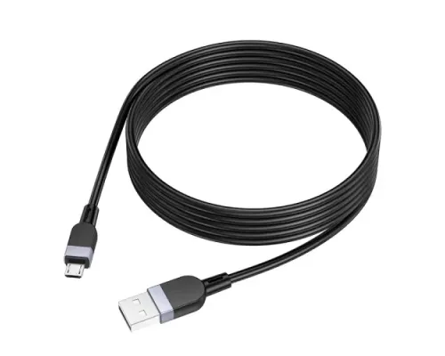 Кабель HOCO X109 Energy silicone charging data cable Micro 2,4A/2m. Black mag-6942007636308144046