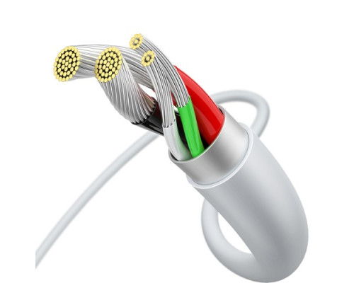 USB кабель Baseus Superior Series Fast Charging Data Cable USB to Micro 2A 1m White CAMYS-02 mag-6953156208490142686