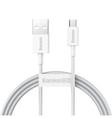 USB кабель Baseus Superior Series Fast Charging Data Cable USB to Micro 2A 1m White CAMYS-02 mag-6953156208490142686