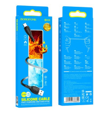 Кабель BOROFONE BX86 Advantage silicone charging for Micro 2.4A/1m чорний mag-6974443388800137653