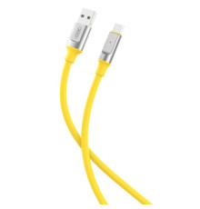 Кабель XO NB251 Android Liquid Silicone Rubber for Micro 6A/1m Жовтий mag-6920680844722139117