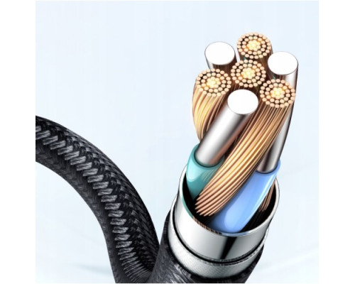Кабель XO NB143 Braided data cable Micro 1m Чорний mag-69206808706601052
