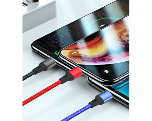 Кабель XO NB143 Braided data cable Micro 1m Чорний mag-69206808706601052