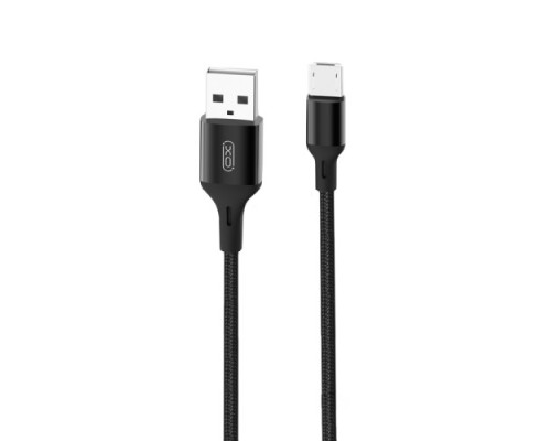 Кабель XO NB143 Braided data cable Micro 1m Чорний mag-69206808706601052
