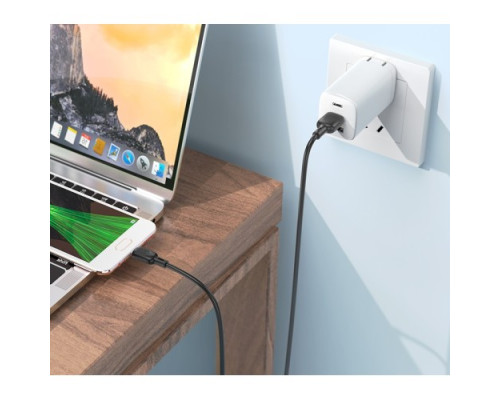 Кабель BOROFONE BX113 Lenny Silicone for Micro 2.4A/1m чорний mag-6941991115417137619