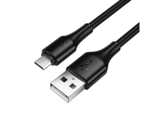 Кабель HOCO X120 Beneficio charging data cable Micro/1m Black mag-6942007658881153713