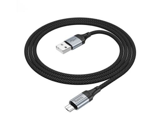 Кабель HOCO X102 Fresh charging data cable Micro 1m. Black mag-694200760876358467