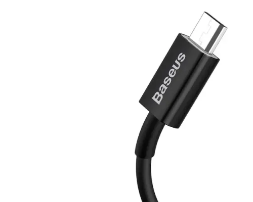 USB кабель Baseus Superior Series Fast Charging Data Cable USB to Micro 2A 2m Black CAMYS-A01 mag-6953156208483147504