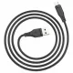 USB кабель ACEFAST C3-09 USB to Micro TPE charging data cable 1,2m Black mag-6974316280880153267