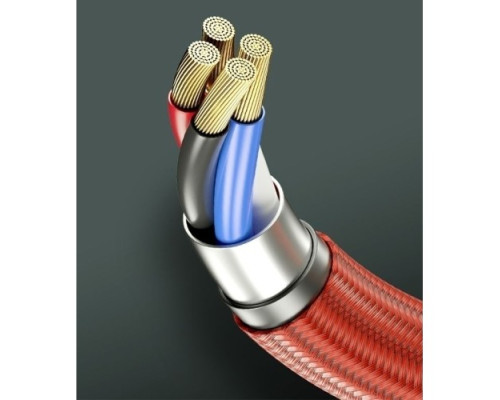 Кабель XO NB143 Braided data cable Micro 1m Червоний mag-69206808706771053