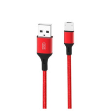 Кабель XO NB143 Braided data cable Micro 1m Червоний mag-69206808706771053