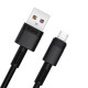 Кабель XO NB-Q166 fast charging usb cable for Micro 5A/1m Чорний mag-6920680875528136226