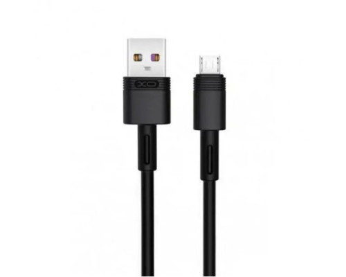 Кабель XO NB-Q166 fast charging usb cable for Micro 5A/1m Чорний mag-6920680875528136226