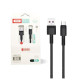 Кабель XO NB-Q166 fast charging usb cable for Micro 5A/1m Чорний mag-6920680875528136226