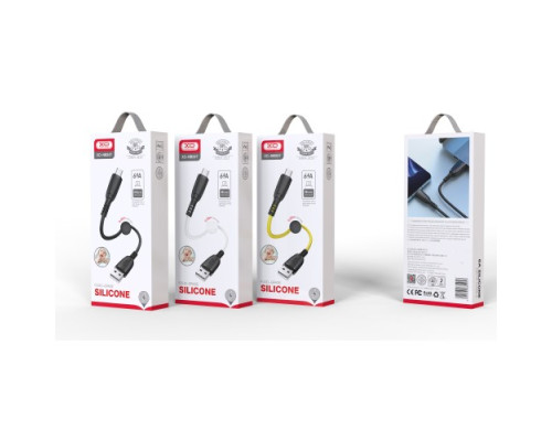 Кабель XO NB247 Suluo Series Portable Silicone for Micro with Cable Clip 6A/0,25m Чорний mag-69206808399571034