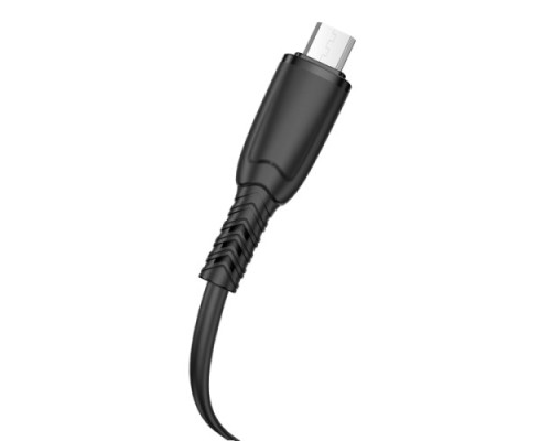 Кабель XO NB247 Suluo Series Portable Silicone for Micro with Cable Clip 6A/0,25m Чорний mag-69206808399571034