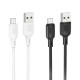 Кабель BOROFONE BX113 Lenny Silicone for Micro 2.4A/1m білий mag-6941991115424137620