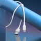 Кабель BOROFONE BX113 Lenny Silicone for Micro 2.4A/1m білий mag-6941991115424137620