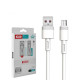 Кабель XO NB-Q166 fast charging usb cable for Micro 5A/1m Білий mag-6920680875535136227
