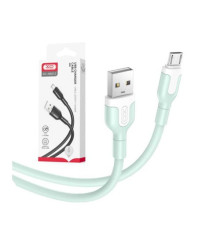 Кабель XO NB212 2.1A/1m for Micro Зелений mag-6920680828029990
