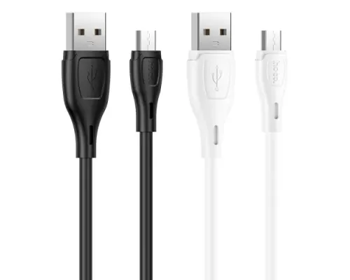 Кабель HOCO X61 Ultimate Silicone for Micro 2,4A/1m Black mag-6931474747822143978