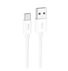 Кабель HOCO X87 Magic silicone charging data cable for Micro 2,4A/1m. White mag-6931474783226146037