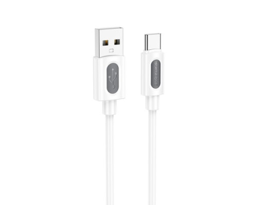 Кабель BOROFONE BX114 Structure Silicone for Type-C 3A/1m білий mag-6941991116896137631