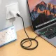 Кабель HOCO X122 Benefit silicone charging data cable Type-C 3A/1m. Black mag-6942007662222154147