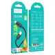 Кабель HOCO X122 Benefit silicone charging data cable Type-C 3A/1m. Black mag-6942007662222154147