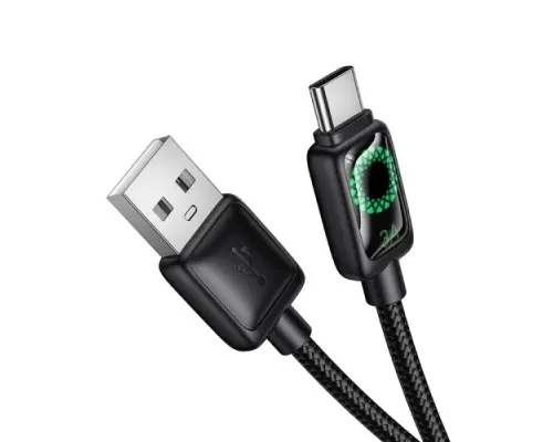 Кабель HOCO U146 Mundo charging data cable Type-C 1.2m. Black mag-6942007671385153049