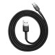 USB кабель Baseus Cafule for Type-C 3A/1m. Black-grey CATKLF-BG1 mag-6953156278202138558