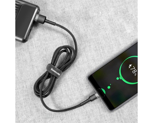 USB кабель Baseus Cafule for Type-C 3A/1m. Black-grey CATKLF-BG1 mag-6953156278202138558