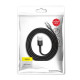 USB кабель Baseus Cafule for Type-C 3A/1m. Black-grey CATKLF-BG1 mag-6953156278202138558