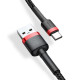 USB кабель Baseus Cafule for Type-C 3A/1m. Black-red CATKLF-B91 mag-6953156278219130025