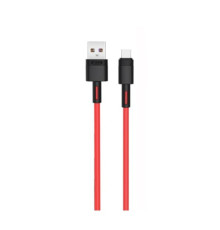 Кабель XO NB-Q166 fast charging usb cable for Type-c 5A/1m Червоний mag-6920680875504133107