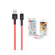 Кабель XO NB-Q166 fast charging usb cable for Type-c 5A/1m Червоний mag-6920680875504133107