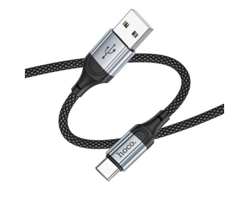 Кабель HOCO U110 charging data cable for Type-C/2,4A/1,2m. Blue mag-6931474770615139096