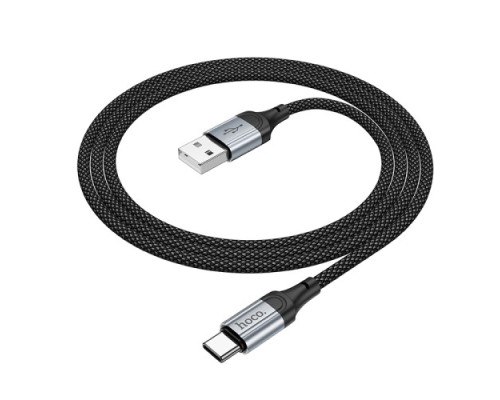 Кабель HOCO U110 charging data cable for Type-C/2,4A/1,2m. Blue mag-6931474770615139096